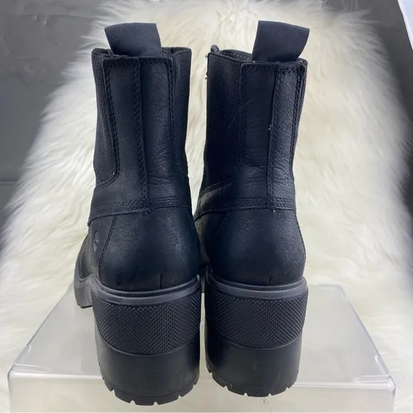 TIMBERLAND SILVER BLOSSOM LACE UP COMBAT BOOTS SIZE 10W