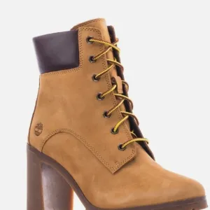 Timberland Women's Allington Lace-Up 6-Inch Boots, Wheat Nubuck
