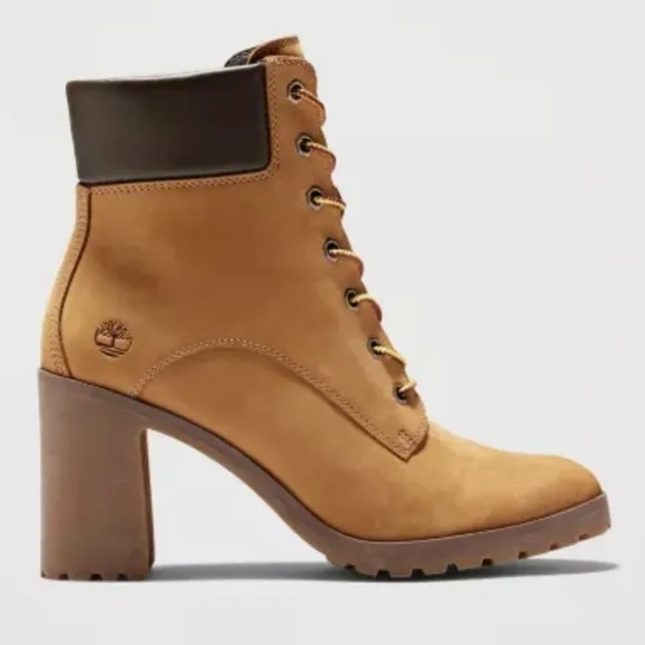 Timberland Women's Allington Lace-Up 6-Inch Boots, Wheat Nubuck