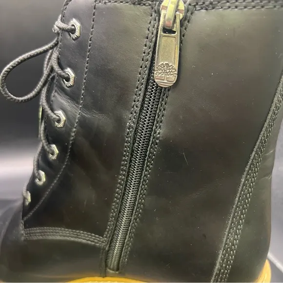 Timberland- Womens Sienna High Lace Boots, Inside zipper, Size:9