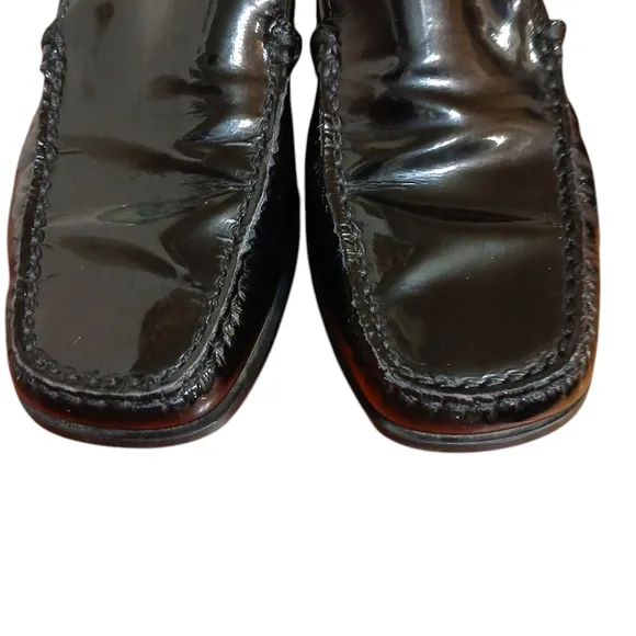 Tod's Black Patent Leather Slip-On Loafer Flats Women's size 7