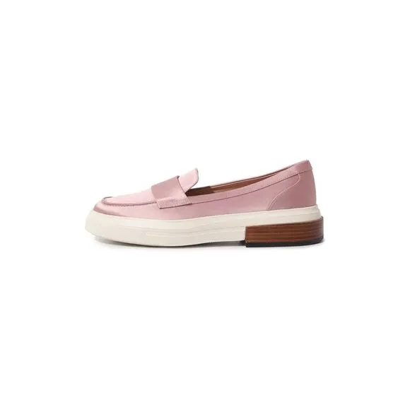Tod's Silk Satin Loafers