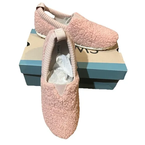 TOMS Alpargata Resident Slip On Womens 11 Pink Sneakers Casual Shoes 10017929