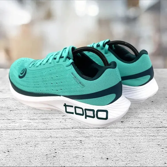 Topo Athletic Men's Size 10 Specter 5mm Athletic Running Sneaker Teal Navy‎ Jog