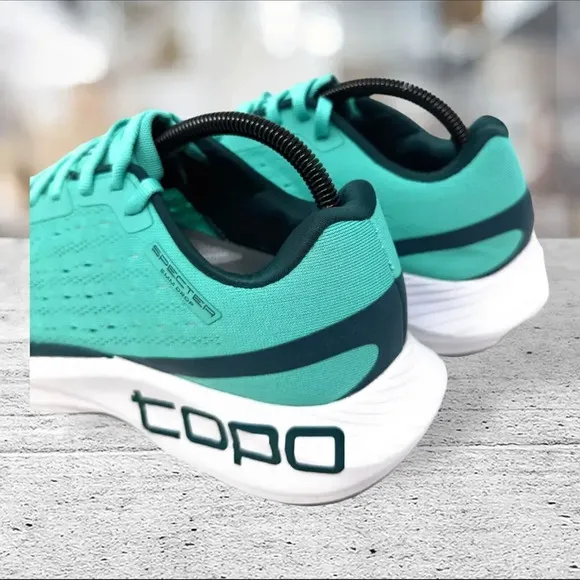 Topo Athletic Men's Size 10 Specter 5mm Athletic Running Sneaker Teal Navy‎ Jog
