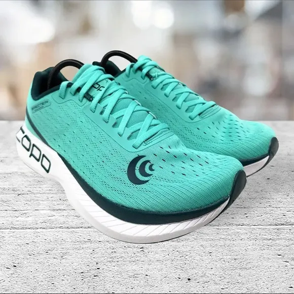 Topo Athletic Men's Size 10 Specter 5mm Athletic Running Sneaker Teal Navy‎ Jog