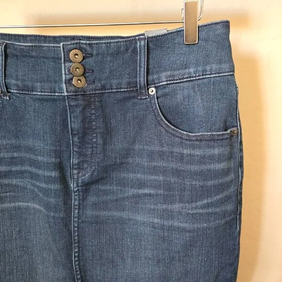 Torrid Denim Pencil Skirt - Premium Stretch Medium Wash