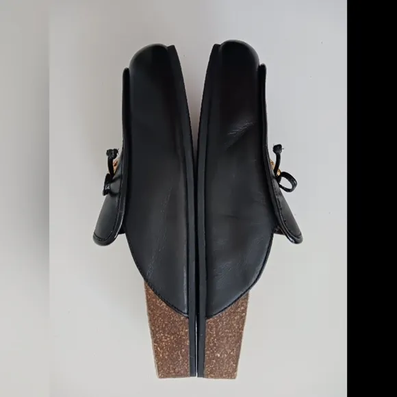 Tory burch charm mule in black size 5.5