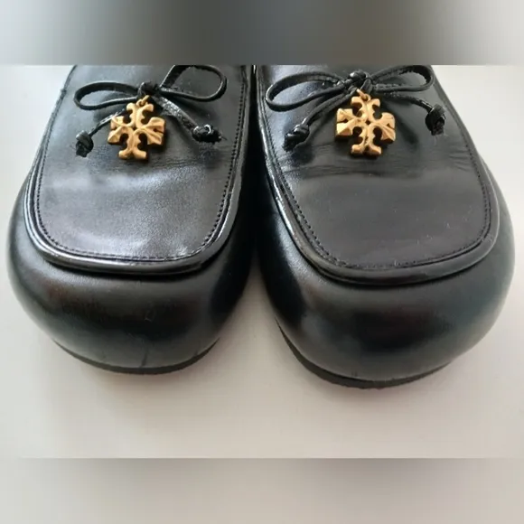 Tory burch charm mule in black size 5.5