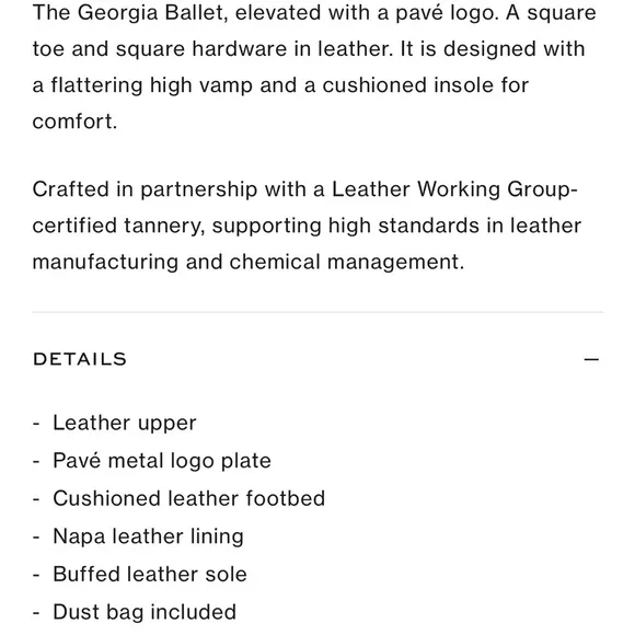 Tory Burch GEORGIA PAVÉ BALLET Flats