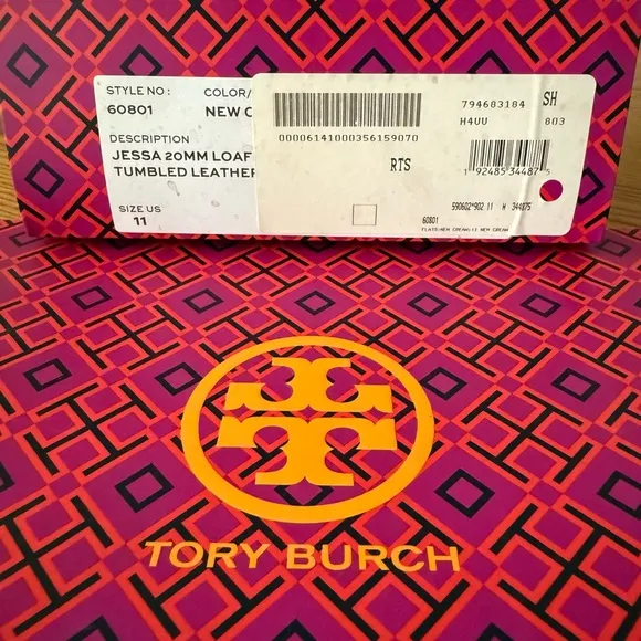 TORY BURCH Jessa Loafer - Cream Leather