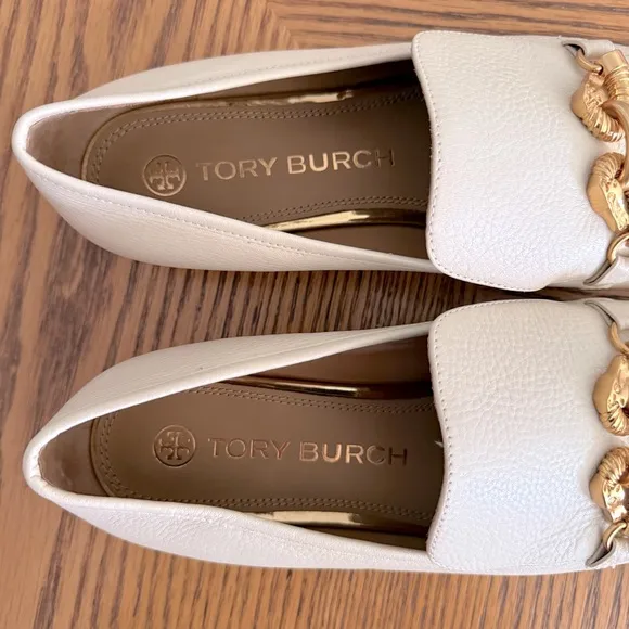 TORY BURCH Jessa Loafer - Cream Leather