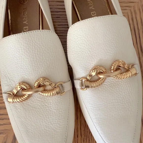TORY BURCH Jessa Loafer - Cream Leather