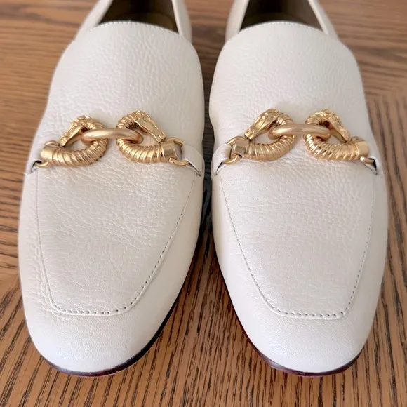 TORY BURCH Jessa Loafer - Cream Leather