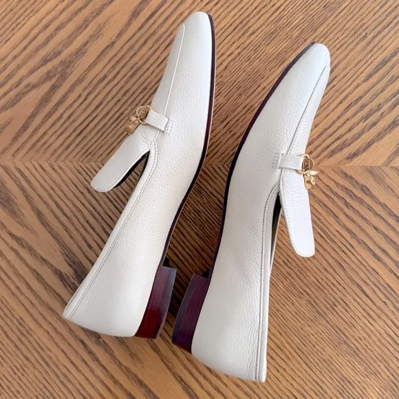 TORY BURCH Jessa Loafer - Cream Leather