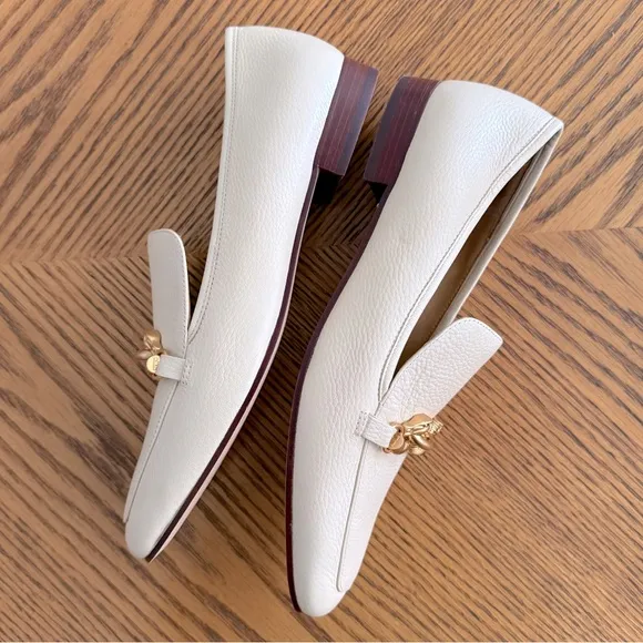 TORY BURCH Jessa Loafer - Cream Leather