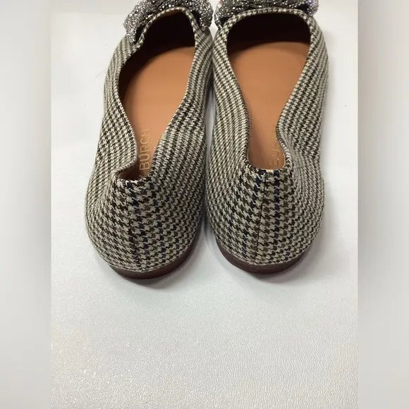 Tory Burch Multicolor Cotton-virgin Wool Blend Ballerinas with crystal bow
