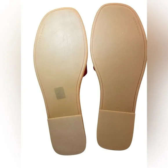 Tory Burch Patent Leather Sport Slides New-No Box, Size 13