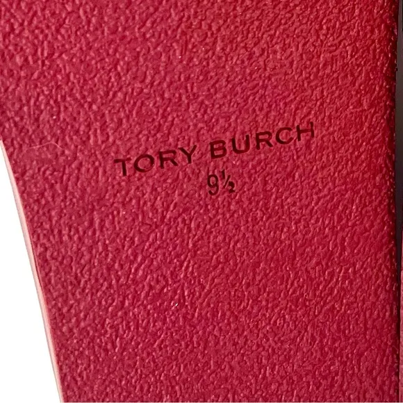 Tory Burch Red Everly Anatomical Cloud Paris Napa Slides