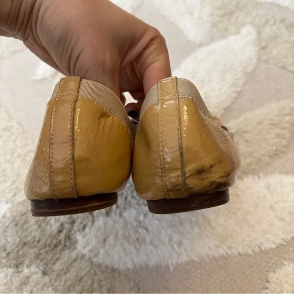 Tory Burch Tan Ballet Flats sz 9.5