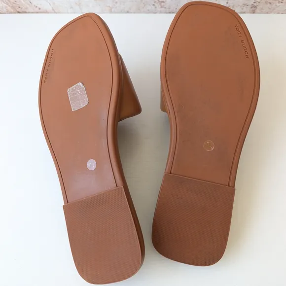 Tory Burch Women's Double T Leather Sport Slide Sandals