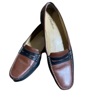 Trotters Francie Black and Brown Penny Loafers Size 10N Narrow