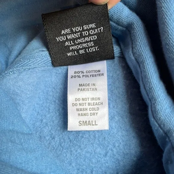 🍕TRUE SF Hoodie Sweatshirt Blue | Men’s Small | Streetwear Core