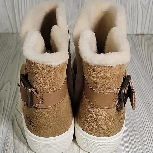 UGG Aika Chestnut Brown Ankle Boots Womens Size 6 NEW