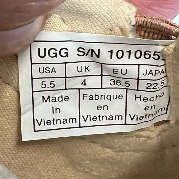 Ugg Australia Sneakers Shoes Womens 5.5 Pink Blush Tropical Floral Fierce Island