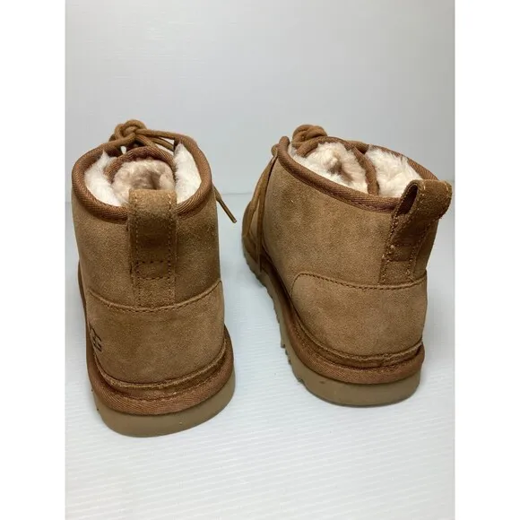 UGG Boots Women's Neumel Chukka Boot Ankle Lace-up Shoes, Chestnut Brown, 10