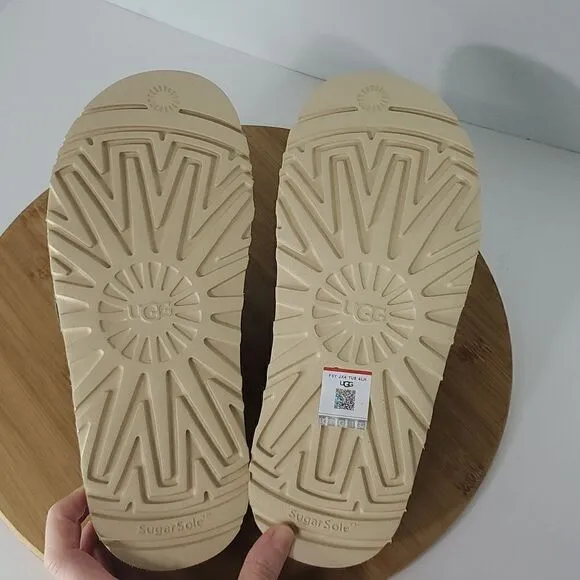 UGG Goldenstar Cross Slide Sandals Moss Green Women's Size US 7.5 EU 38.5 NWB