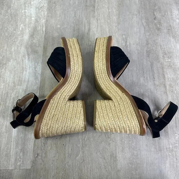 UGG Laynce Platform Sandals in black size 8.5