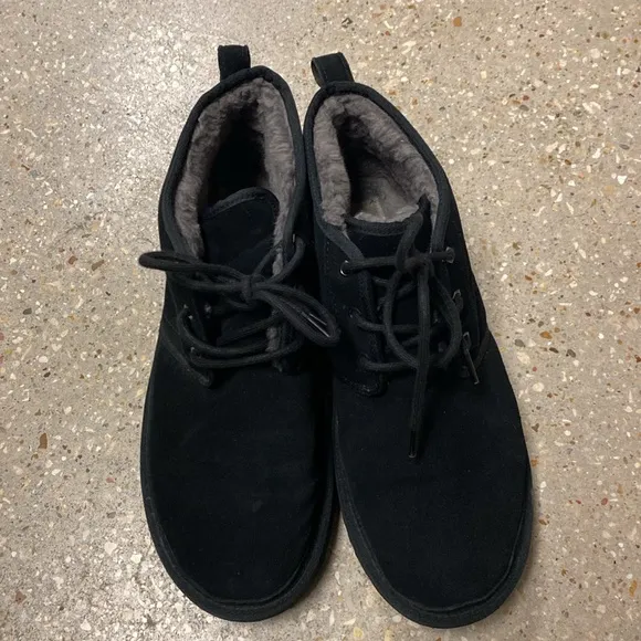 UGG MENS BLACK NEUMEL LACE UP BOOTS SZ 13