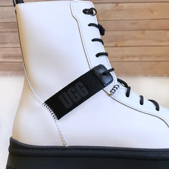 UGG Sheena Platform Combat Lace-Up Boots
