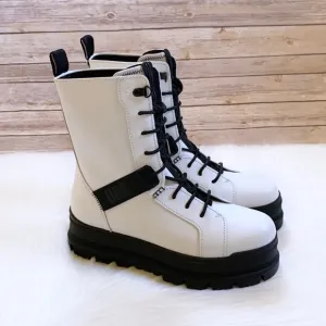 UGG Sheena Platform Combat Lace-Up Boots