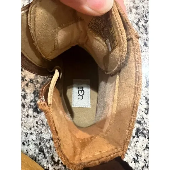UGG Suede Lace-Up Boots SZ 6 New/WNB