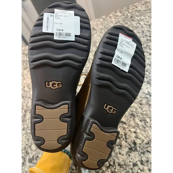 UGG Suede Lace-Up Boots SZ 6 New/WNB