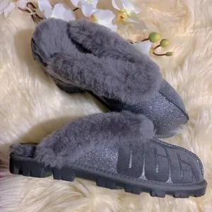 Ugg Women Slippers Hard Bottom Slippers for Indoor and Outdoor Warm Fu…