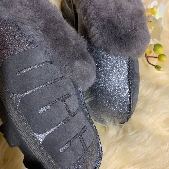 Ugg Women Slippers Hard Bottom Slippers for Indoor and Outdoor Warm Fu…