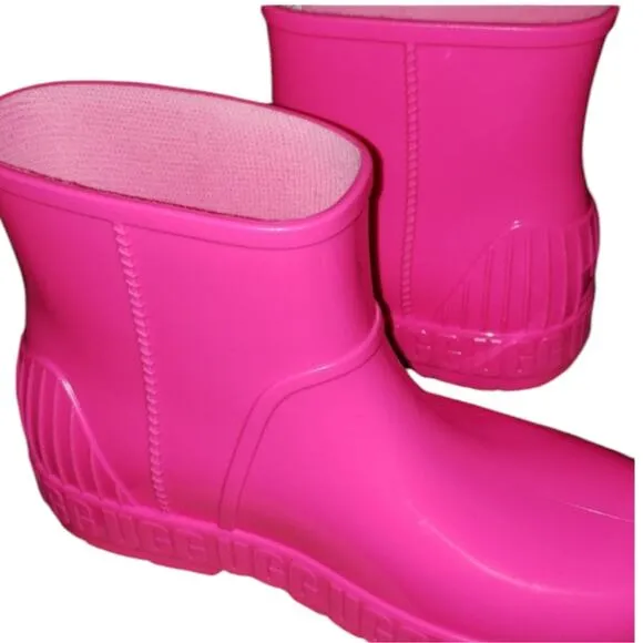 UGG Womens Drizlita Rain Boots Taffy Pink Size 6 Youth 7 Womens New!