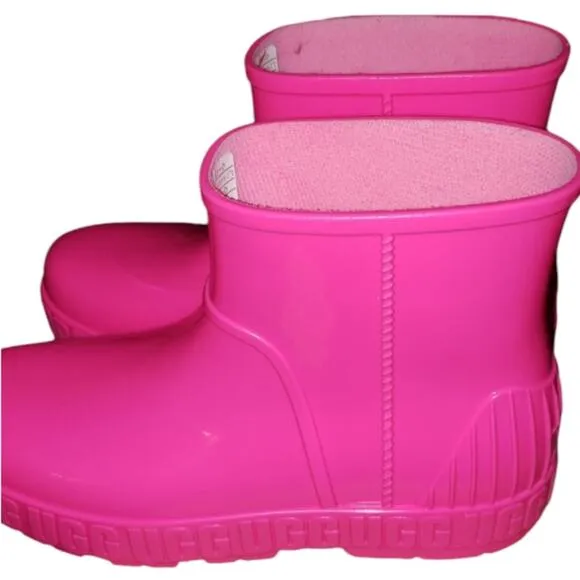 UGG Womens Drizlita Rain Boots Taffy Pink Size 6 Youth 7 Womens New!