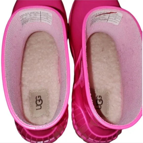 UGG Womens Drizlita Rain Boots Taffy Pink Size 6 Youth 7 Womens New!