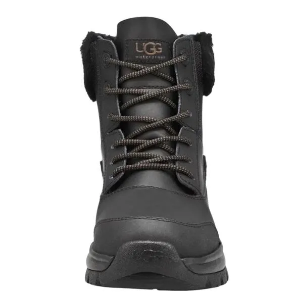 UGG YOSE FLUFF V2 BLACK Hiking Waterproof BOOTS WOMEN'S Size 9.5 New