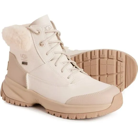 UGG‎ Yose Fluff V2 Women's Waterproof Insulated Boots White Pine NEW