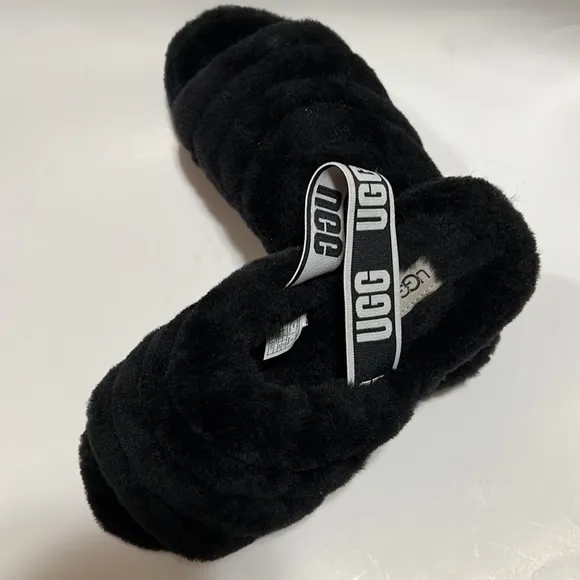 UGG Disco Slide Fur Sandals