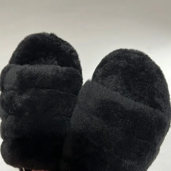 UGG Disco Slide Fur Sandals