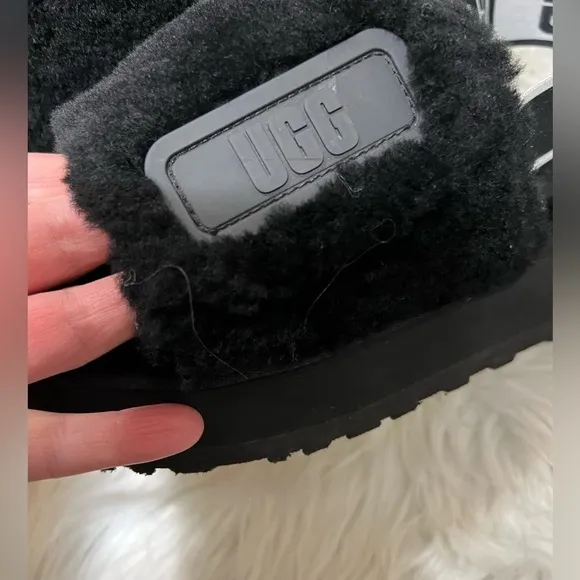 UGG Disco Slide Fur Sandals