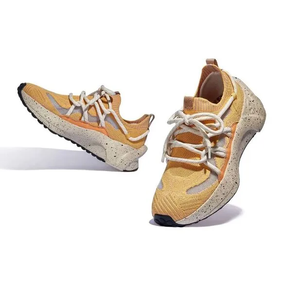 UIN Women's Sneakers Walking Casual Travel Shoes (AMBER YELLOW SEVILLA 5)