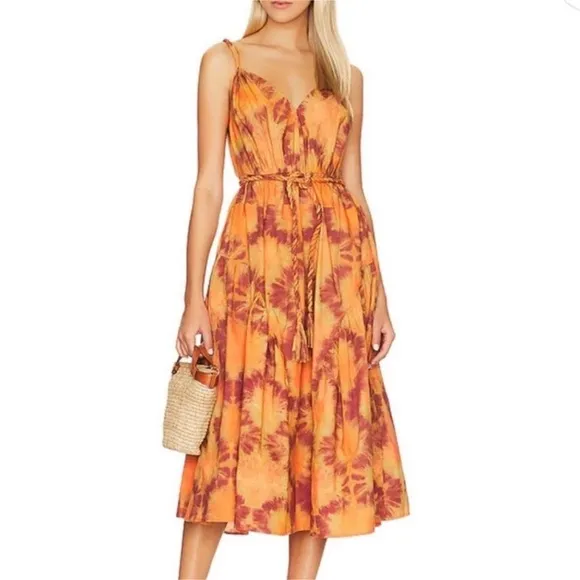 ULLA JOHNSON valentina midi dress Sz 12