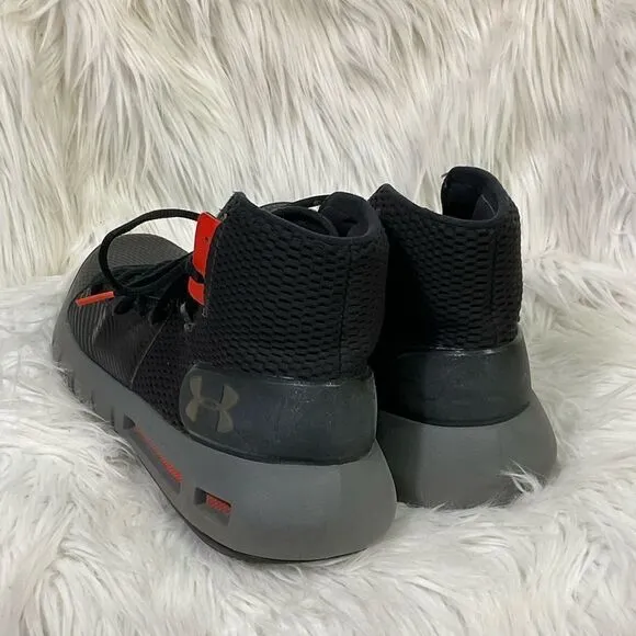Under Armour HOVR Havoc Black Graphic Lace-Up Drive 5 Basketball Sneakers 9.5